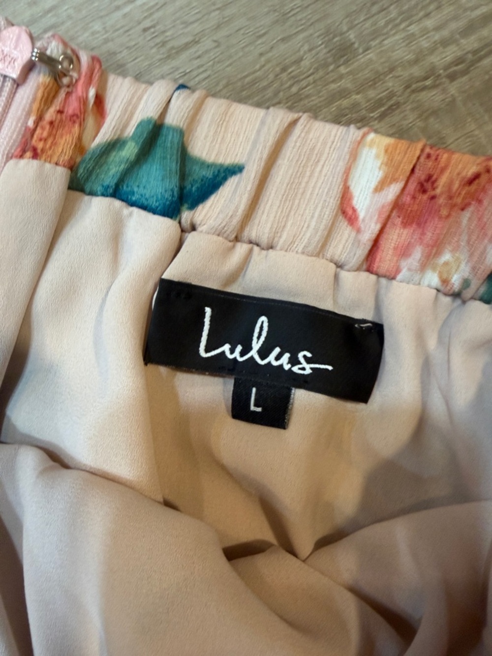 Lulu's Pink Floral Two-Piece Maxi Dress - Picture 5 of 7